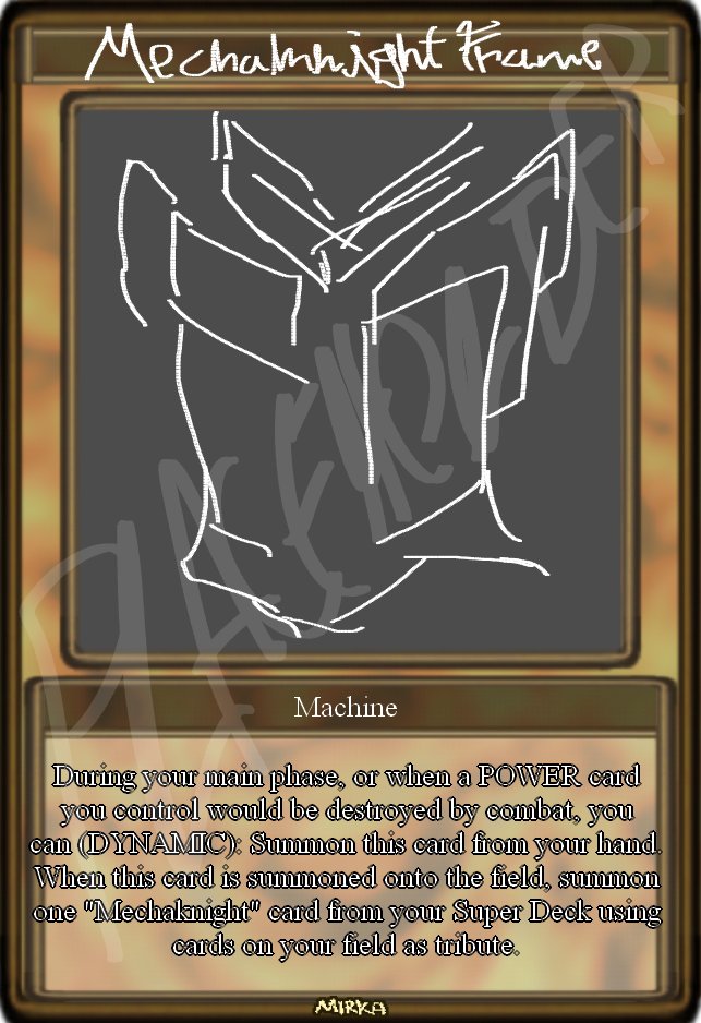 Mechaknight Frame